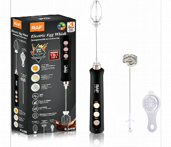 Express Delivery - Raf Electric Egg Whisk 3 In 1 Handheld Mixer 80W Portable Milk Frother Cream Beater With 3 Speed Control - ID 7161199