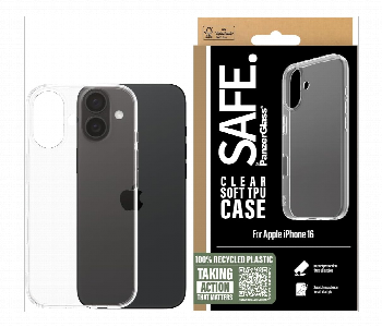 Express Delivery - Panzerglass Tpu Case Iphone 16 Transparent Recycled - ID 7161237