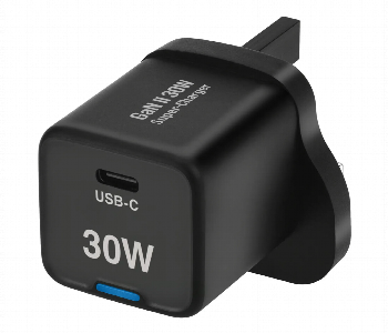 Express Delivery - Xcell 30W Gan Fast Charger Usb C Pd Compact Black - ID 7161718