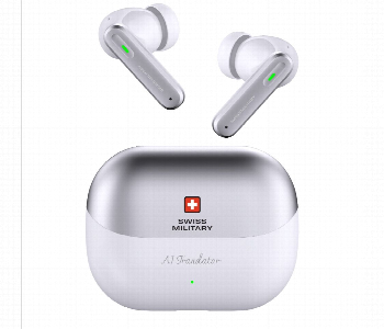 Express Delivery - Swiss Military Delta Ai Translation Tws Earbuds White - ID 7161767