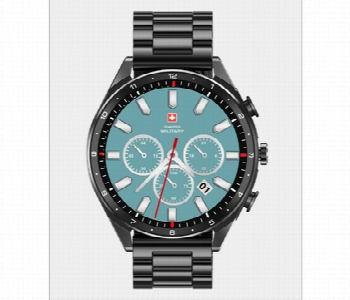 Express Delivery - Swiss Military Dom Musical 1 Smartwatch Tws Blue - ID 7161771