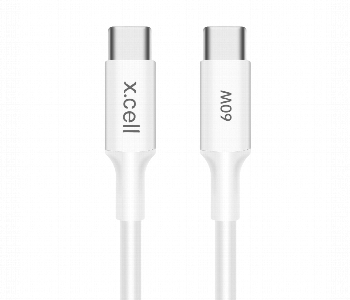 Express Delivery - Xcell 60W Usb C To Usb C Cable 1M White Braided - ID 7161834