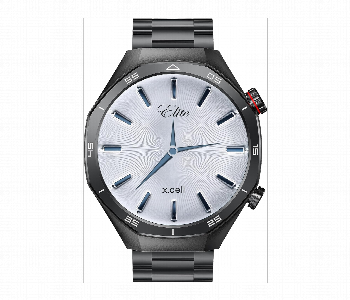 Express Delivery - Xcell Elite7 Smart Watch Gunframe With Black Metal Strap - ID 7161851