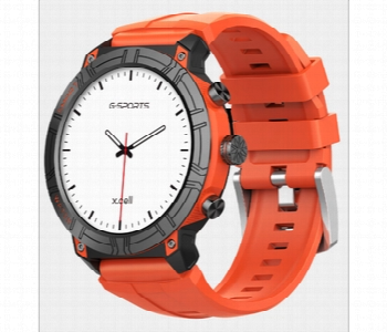 Express Delivery - Xcell G Sports Smartwatch Orange Silicon Strap 1.52 Inch Ip68 - ID 7161870