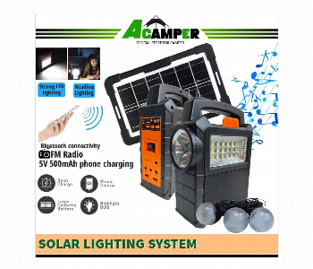 Express Delivery - Solar Light Bluetooth Radio Mobile Charging Led System - ID 7161946