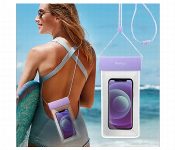 Express Delivery - Momax Waterproof Pouch Purple For Phones Up To 7 Inch - ID 7161968
