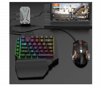 Express Delivery - 4 In 1 Mobile Gaming Combo With Keyboard And Mouse - ID 7161991