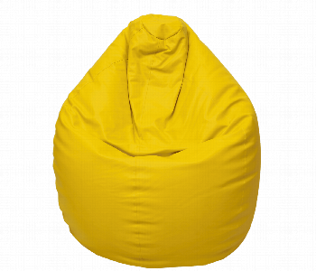 Express Delivery - Lazy Panda Yellow Eco Leather Bean Bag Xxl - ID 7162113