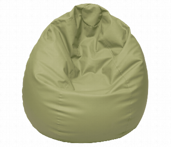 Express Delivery - Lazy Panda Green Eco Leather Bean Bag Xxl - ID 7162126