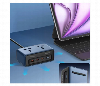 Express Delivery - Ldnio Sc1 Gan Power Strip 2500W With 45W Fast Charge - ID 7162191