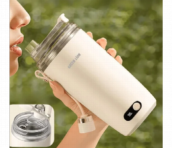 Express Delivery - Green Lion Self Stirring Coffee Mug 350Ml With Warmer - ID 7162285