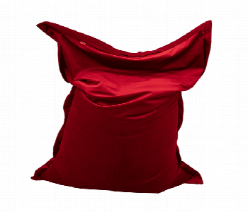 Express Delivery - Lazy Panda Red Giant Bean Bag Soft Velvet Seating Chair - ID 7162303
