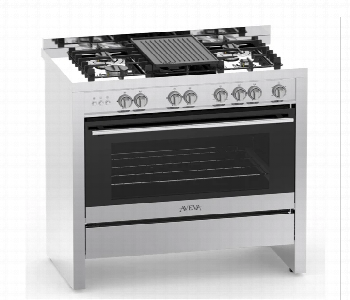 Express Delivery - Aveva Av1Grc90 60 90X60 Gas Cooker 5 Burner Gas Oven - ID 7162494