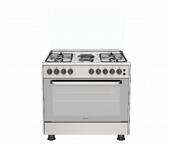 Express Delivery - Aveva Avkfgo9060Gry 90X60 Gas Cooker Gas Grill 4 Burner - ID 7162498