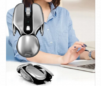 Express Delivery - Green Lion G266 Beetles 300Mah Wireless Metal Mouse - ID 7162546