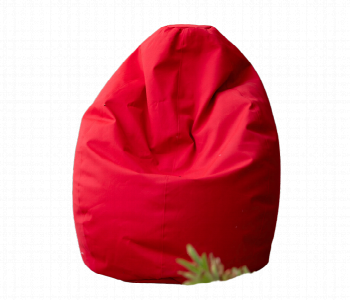 Express Delivery - Lazy Panda Red Outdoor Bean Bag Xl Water And Uv Resistant - ID 7162561