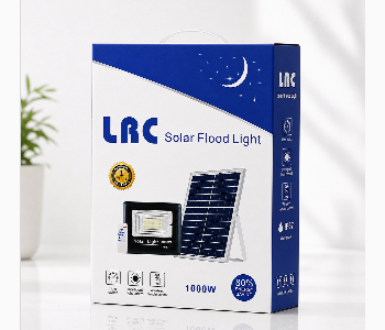 Express Delivery - Lrc 1000W Solar Light Black Led Solar Outdoor Garden Street Light With Remote Control - ID 7162665
