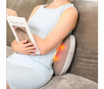 Express Delivery - Smart Massage Pillow 3D Kneading Heat 2000Mah Rechargeable - ID 7162726