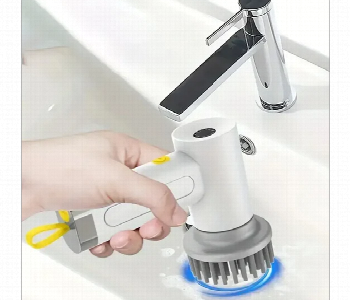 Express Delivery - Portable Electric Spin Scrubber 360 Degree Rotation 4 Brush Heads - ID 7162851
