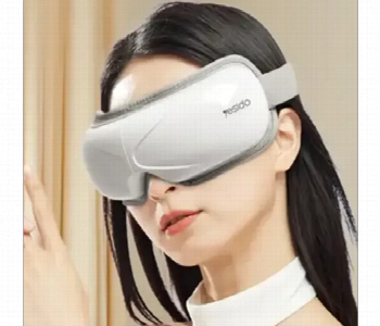 Express Delivery - Yesido Rechargeable Heat Compress Eye Massager Bluetooth Type C - ID 7162857