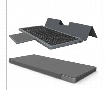 Express Delivery - Wireless Keyboard Kf8700 With Touchpad And Magnetic Stand - ID 7162908