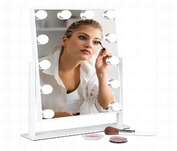 Express Delivery - Hollywood Vanity Mirror With 12 Led Bulbs And 3 Light Modes - ID 7163072