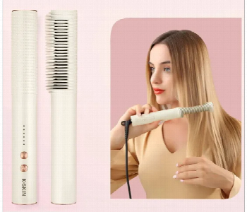 Express Delivery - Kd383 Hair Straightener Brush Hot Comb 5 Temp Control - ID 7163203