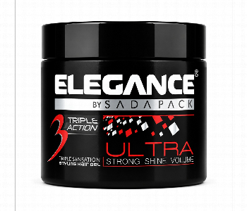 Express Delivery - Elegance Ultra Strong Hair Gel Red 500Ml - ID 7163208