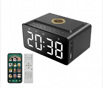 Express Delivery - Telawah Quran Speaker Digital Azan Clock 8Gb Storage Led Display - ID 7163402
