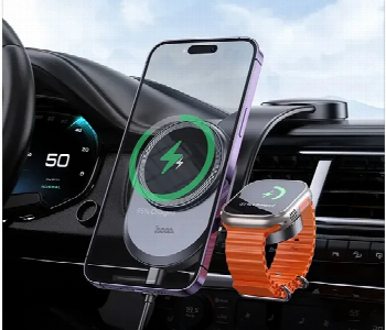 Express Delivery - Hoco Hw28 Excelso Wireless Charger Car Holder 15W Adhesive Dashboard Mount - ID 7163444