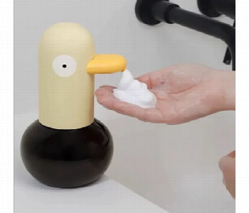 Express Delivery - Cute Duck Foaming Soap Dispenser 400Ml Rechargeable 1100Mah - ID 7163451