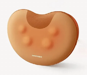 Express Delivery - Repor Bean Massage Cushion 2600Mah Heating Soft Skin Friendly Fabric Brown - ID 7163481