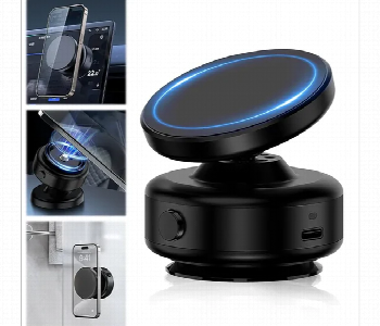 Express Delivery - Cz18 Magnetic Phone Holder Wireless Charger 15W  Usb C Input - ID 7163482