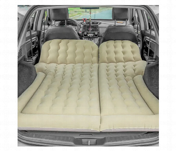 Express Delivery - Car Air Bed Inflatable Mattress Soft Foldable Light Brown - ID 7163565