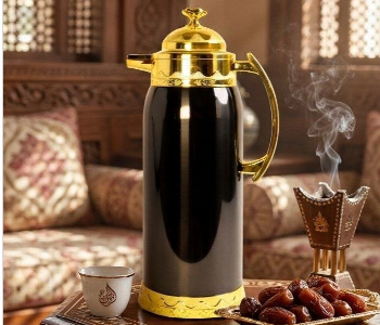 Express Delivery - Elegant Black Vacuum Flask With Capacity 1.9L - ID 7163601