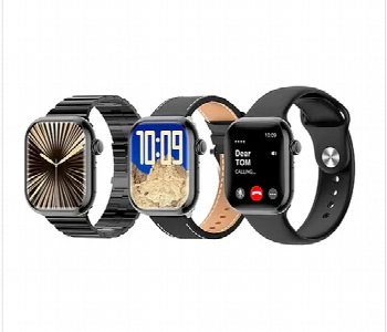 Express Delivery - Haino Teko Sq 12 Series 10 Smart Watch Amoled Black - ID 7163677