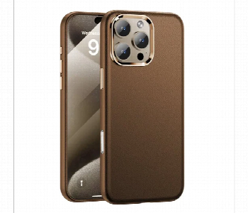 Express Delivery - Yesido Pc09 Leather Case Iphone 16 Pro Slim And Lightweight Brown - ID 7163745