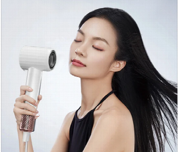 Express Delivery - Wiwu Hypersonic Hair Dryer 1600W Ionic Led Ring Light Indicator White - ID 7163798