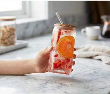Express Delivery - The Practical Elegance Cup With Lid And Straw - ID 7163815