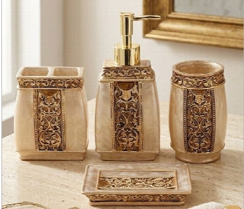 Express Delivery - Stylish Bathroom Set With A Modern Geometric Design - ID 7163862
