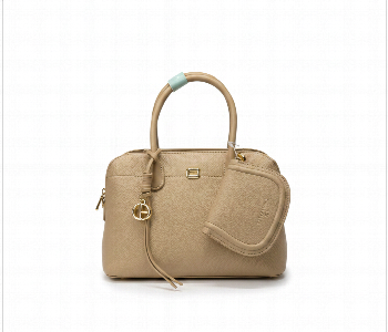 Express Delivery - Chris Bella Womens Handbag Elegant Everyday Satchel Bag Beige - ID 7163865