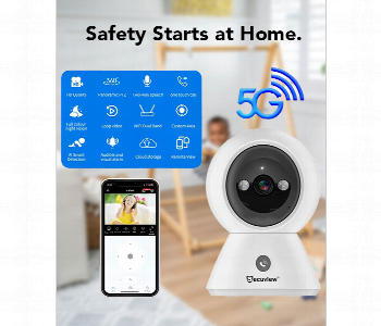 Safe Home, Smart Choice For Secuview Wifi Indoor 2K Ptz Baby Monitor Camera Sv M3Ok Akd2 - ID 7163921