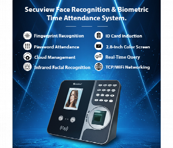 Express Delivery - Secuview Face Recognition And Biometric Time Attendance System Sv24Twa3 - ID 7163929