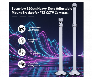 Express Delivery - Secuview 120Cm Heavy Duty Adjustable Mount Bracket Sv Bsa601I For Ptz Cctv Cameras - ID 7163960