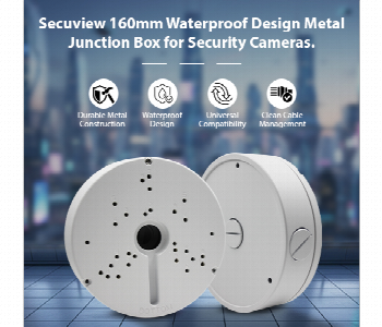 Express Delivery - Secuview 160Mm Waterproof Design Metal Junction Box Svb013 For Security Cameras - ID 7163974