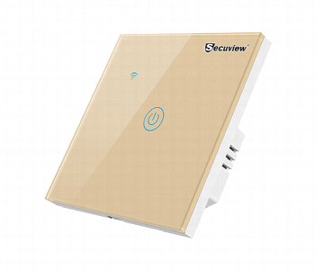 Express Delivery - Secuview One Gang Smart Switches Sf Smf201G For Smart Home Gold - ID 7164044