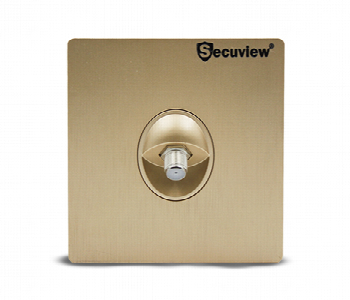 Express Delivery - Secuview Wall Mount Plastic Satellite Socket Sv R11G Clear Signal Output Gold - ID 7164089