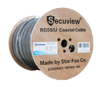 Express Delivery - Secuview High Quality Rg59 By U Coaxial Cable 305M Sv030007 305Ws Bk - ID 7164250