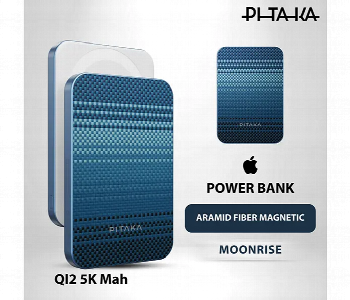 Express Delivery - Pitaka Aramid Fiber Magnetic Power Bank Qi2 5K Mah Moonrise - ID 7164517