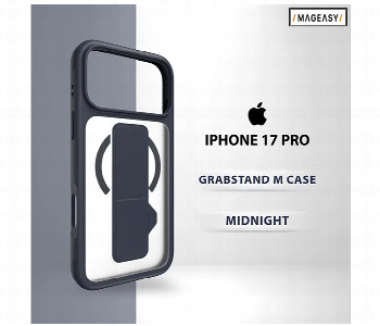 Express Delivery - Mageasy Grabstand M Case With For Iphone 17 Pro Midnight - ID 7164608